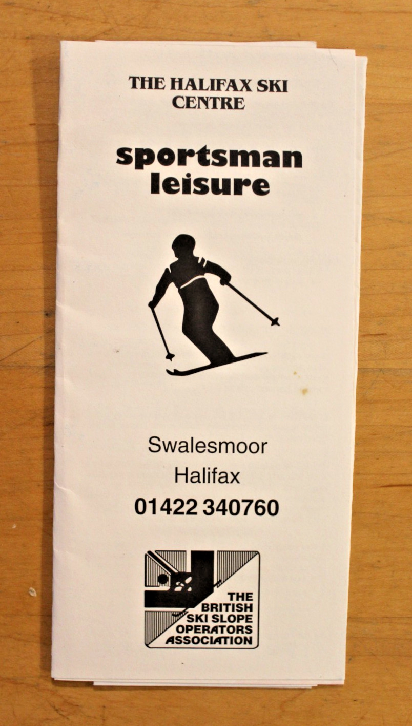 *VINTAGE* HALIFAX SKI CENTRE Ski & Snowboard Brochure (1990s)