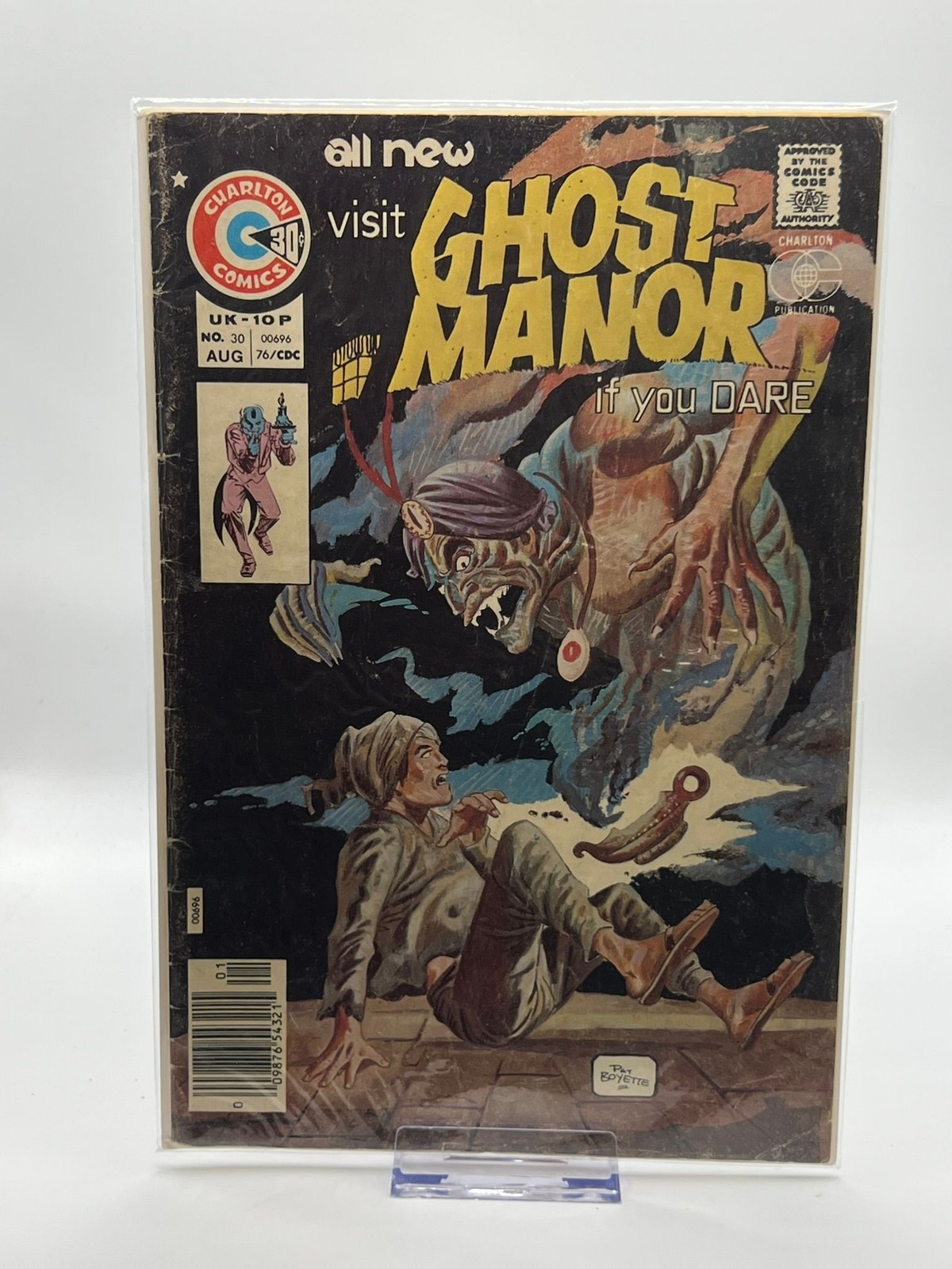 Charlton Comics Ghost Manor No 30 Aug Horror Comic Book Vintage Single Issue