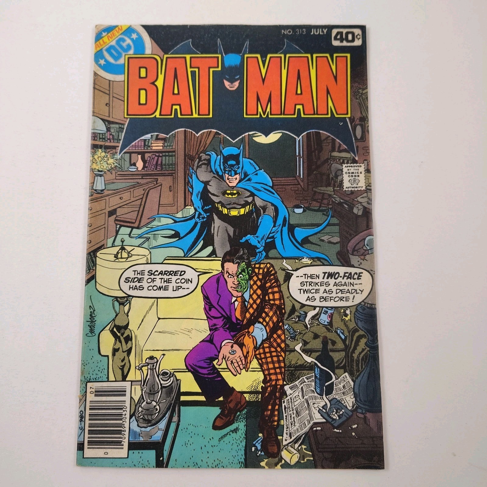 Batman #313 FR+ DC Comics 1979 Missing Coupon See Pics 1st App Tim Fox, Catwoman