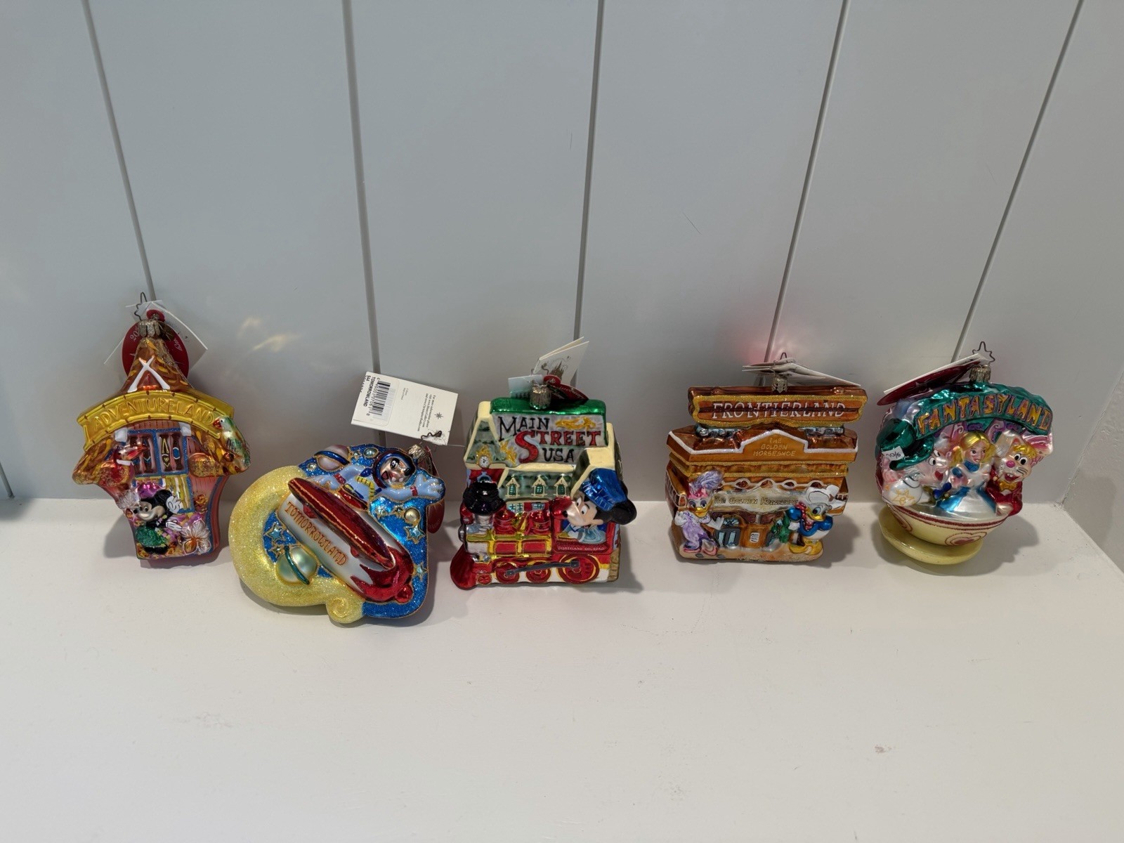 RARE Christopher Radko Disneyland Disney 50th Anniversary Land Collection RARE Christopher Radko Disneyland Disney 50th Anniversary Land Collection