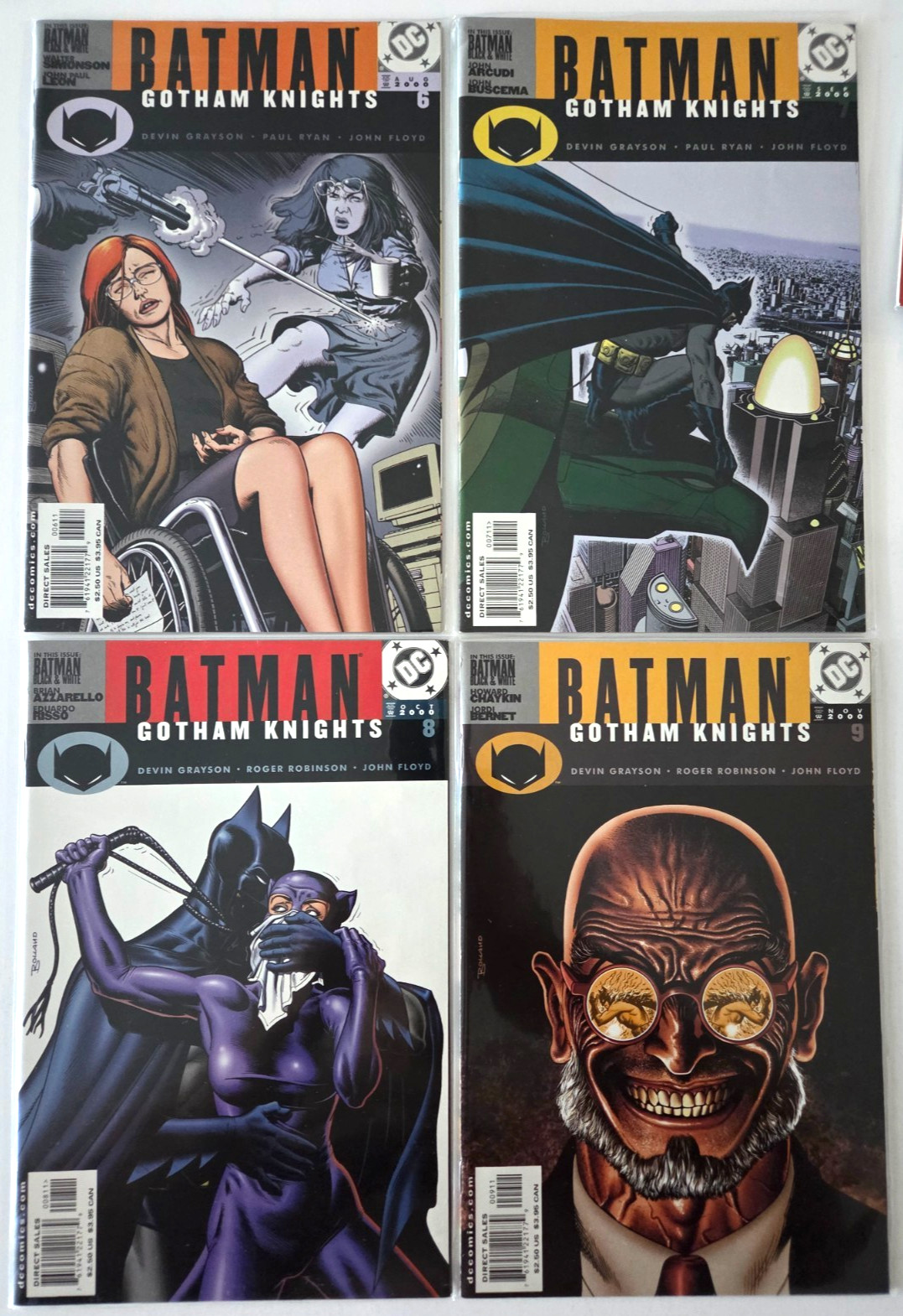 BATMAN GOTHAM KNIGHTS #1-50 ISSUES (2000) FULL RUN OF 50 BRIAN BOLLAND COVERS BATMAN GOTHAM KNIGHTS #1-50 ISSUES (2000) FULL RUN OF 50 BRIAN BOLLAND COVERS