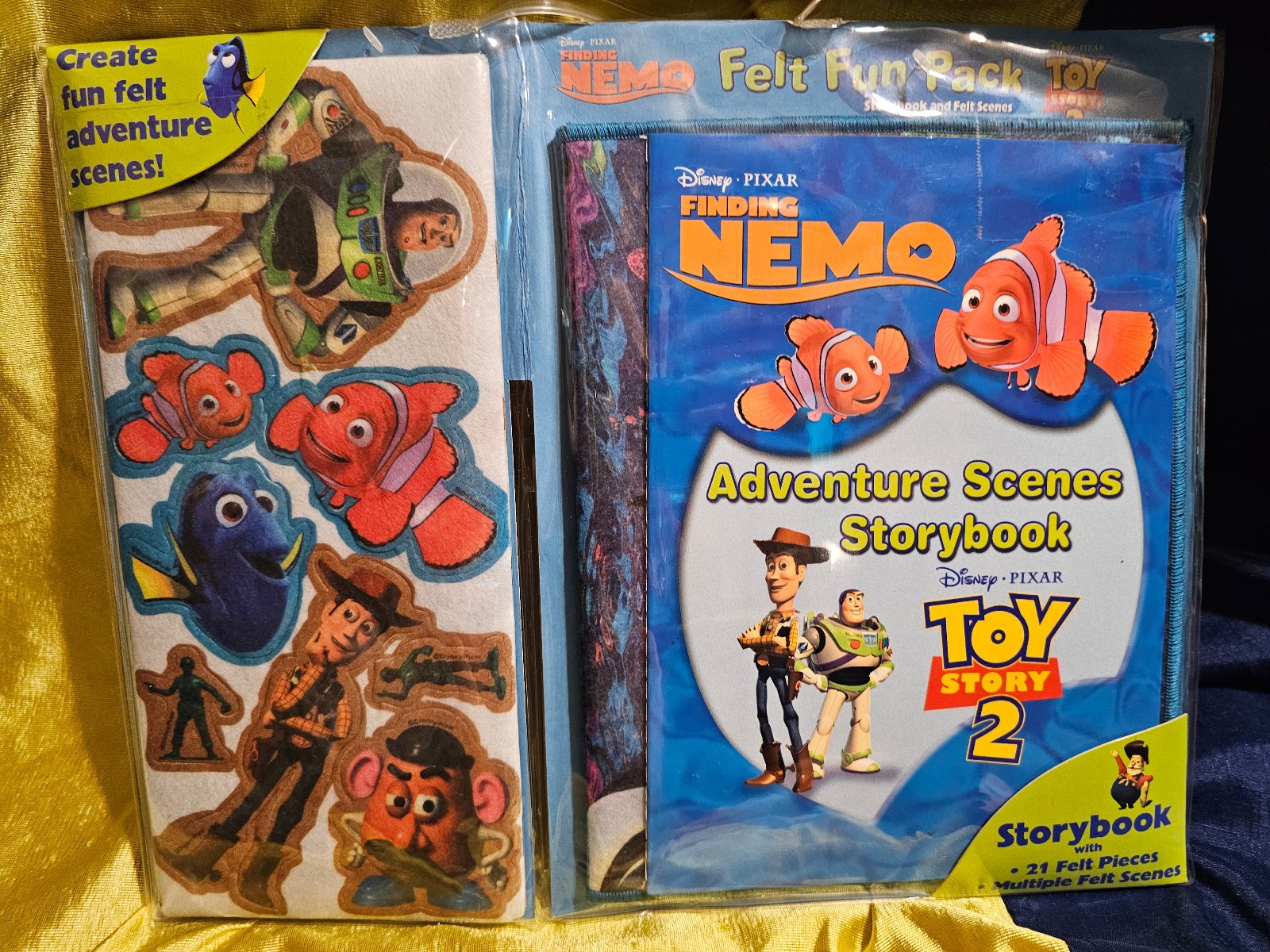Felt Fun Pack Storybook & Felt Scenes NEW Toy Story & Finding
