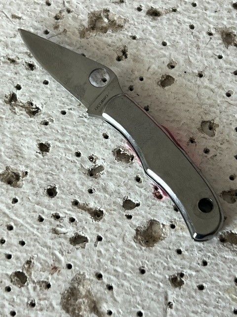 Vintage Mikov Mini Key Chain Stainless Steel Folding Pocket knife Silver —