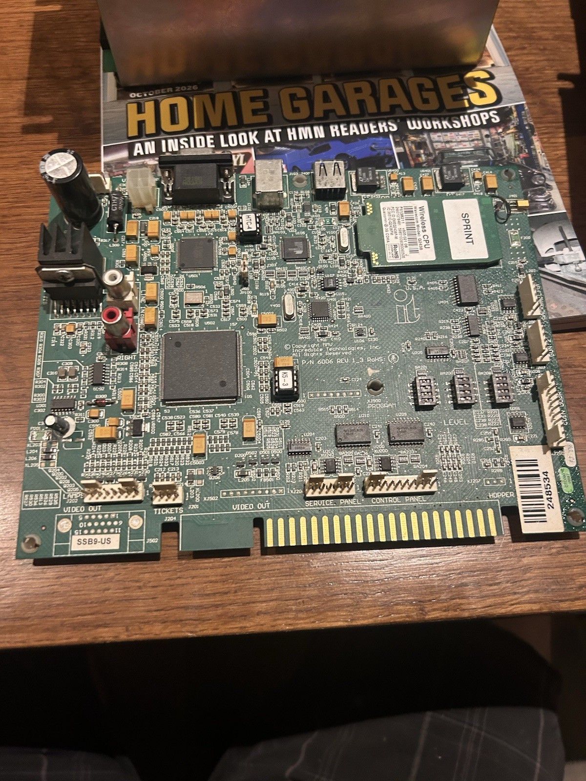 INCREDIBLE TECHNOLOGIES I/O BOARD SILVER STRIKE ETC WORKS
