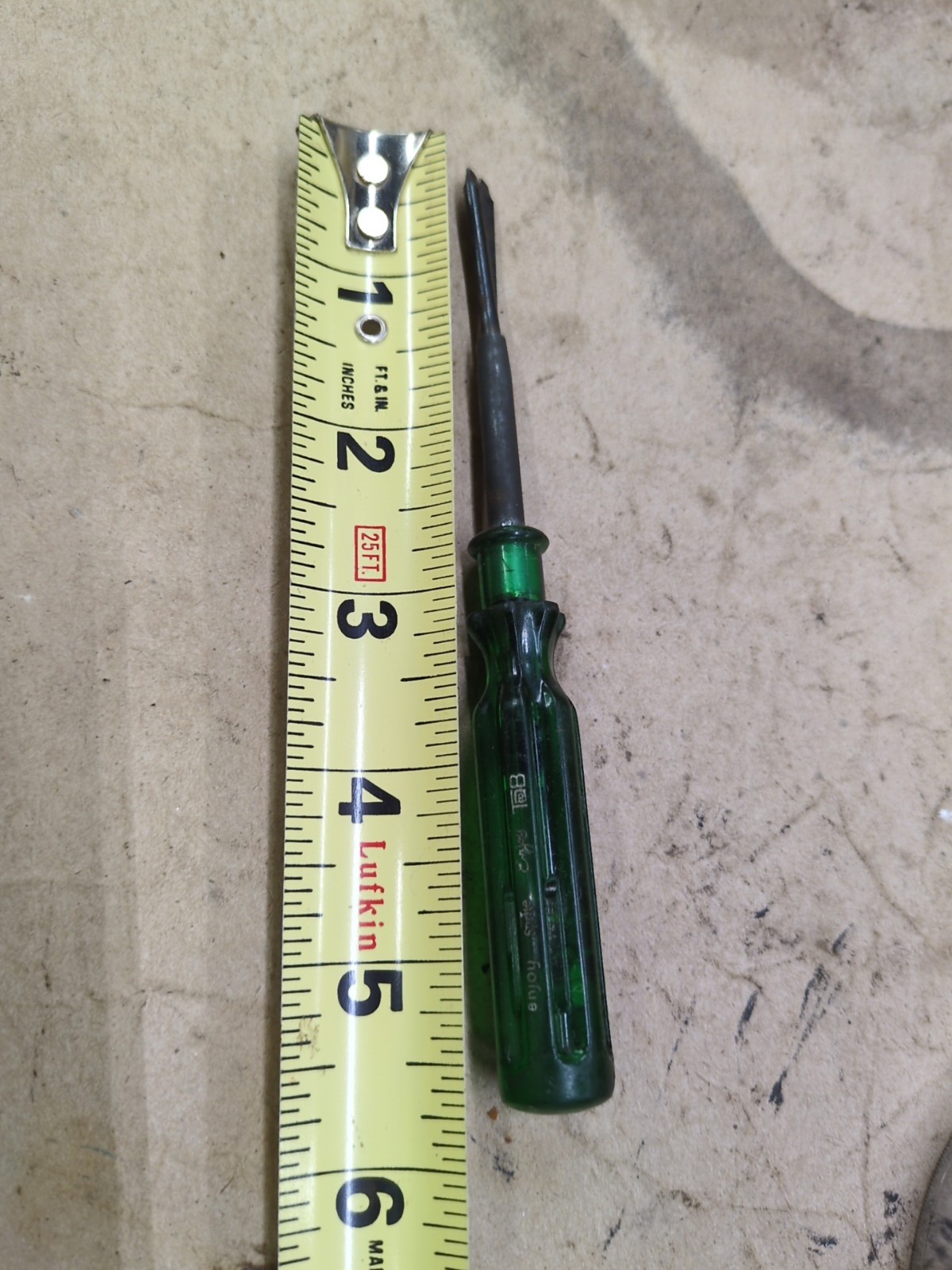 Vtg QUICK-WEDGE SCREW HOLDING POCKET SCREWDRIVER USA ENJOY SPRITE ENJOY TAB SODA