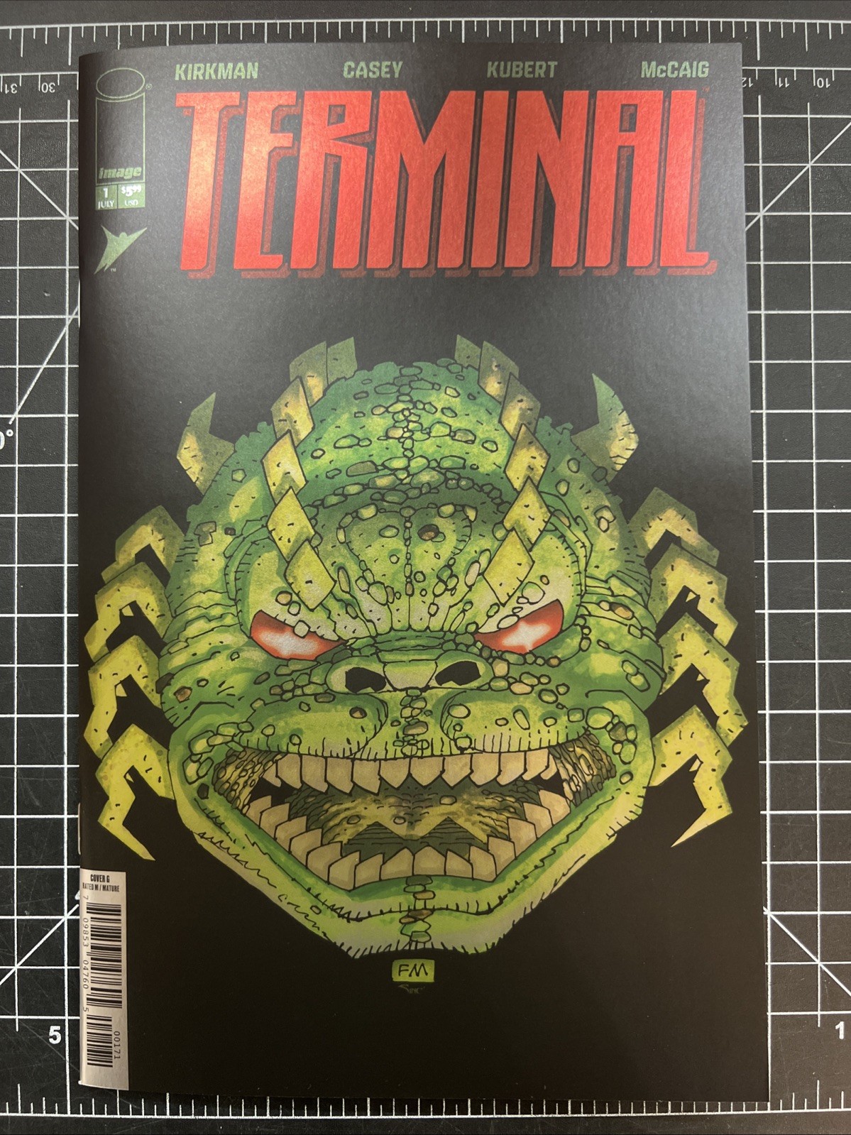 Terminal #1 1:100 Frank Miller Variant Foil Image Comics 2026 Kirkman Kubert