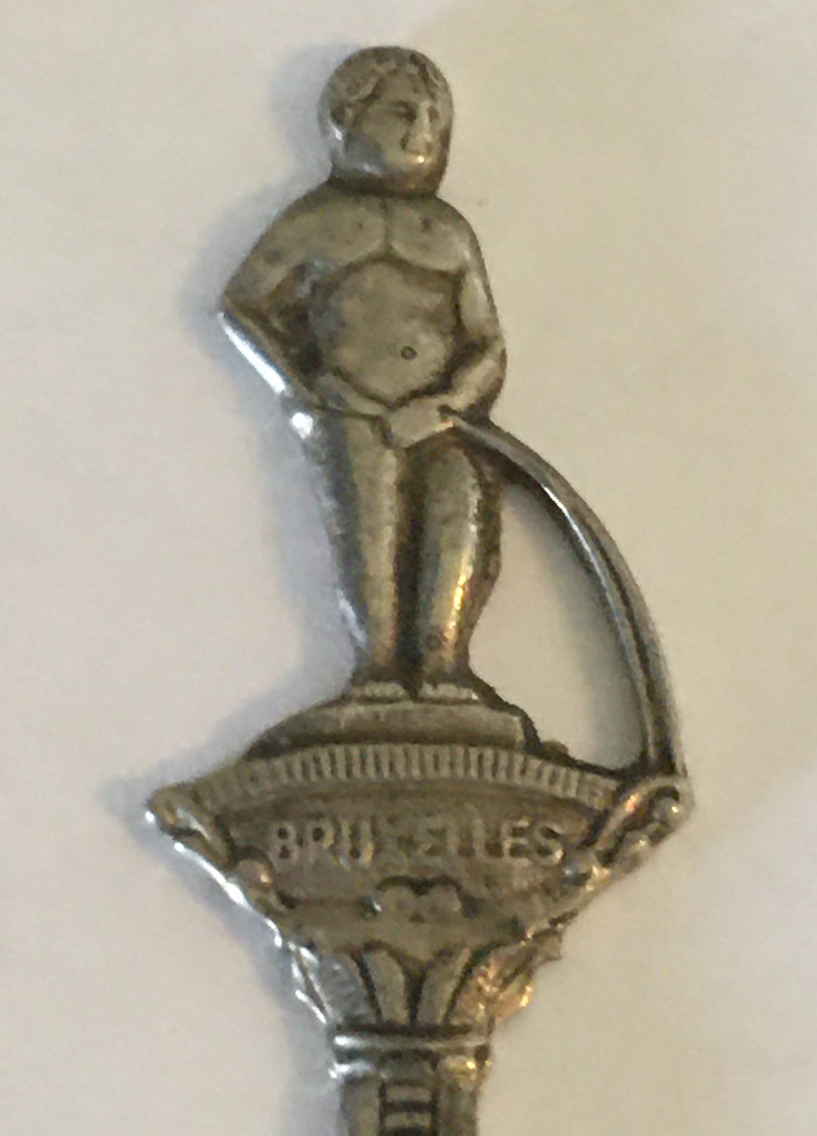 Bruxelles Brussels Belgium Vintage Souvenir Spoon Collectible