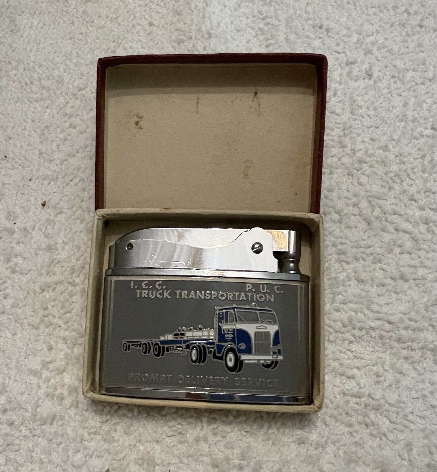 Vintage Collectible Trucking Co Seabury Cigarette Lighter
