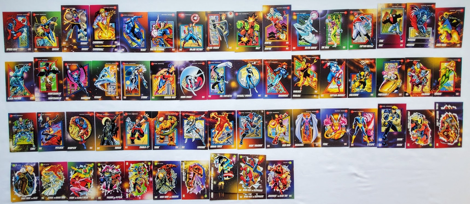 1992 Series 3 Marvel Universe Mixed Lot Qty 133 Cards (107 Uniques + 26 Doubles)