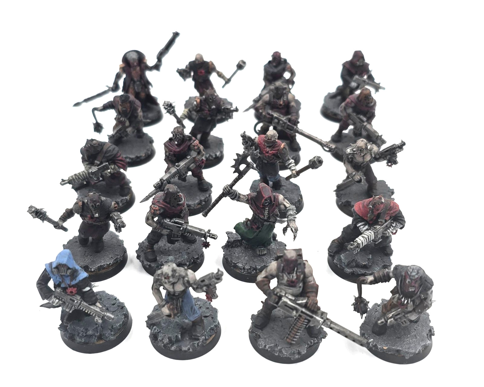 Chaos Cultists Khorne World Eaters Chaos Space Marines Warhammer 40K Top Painted