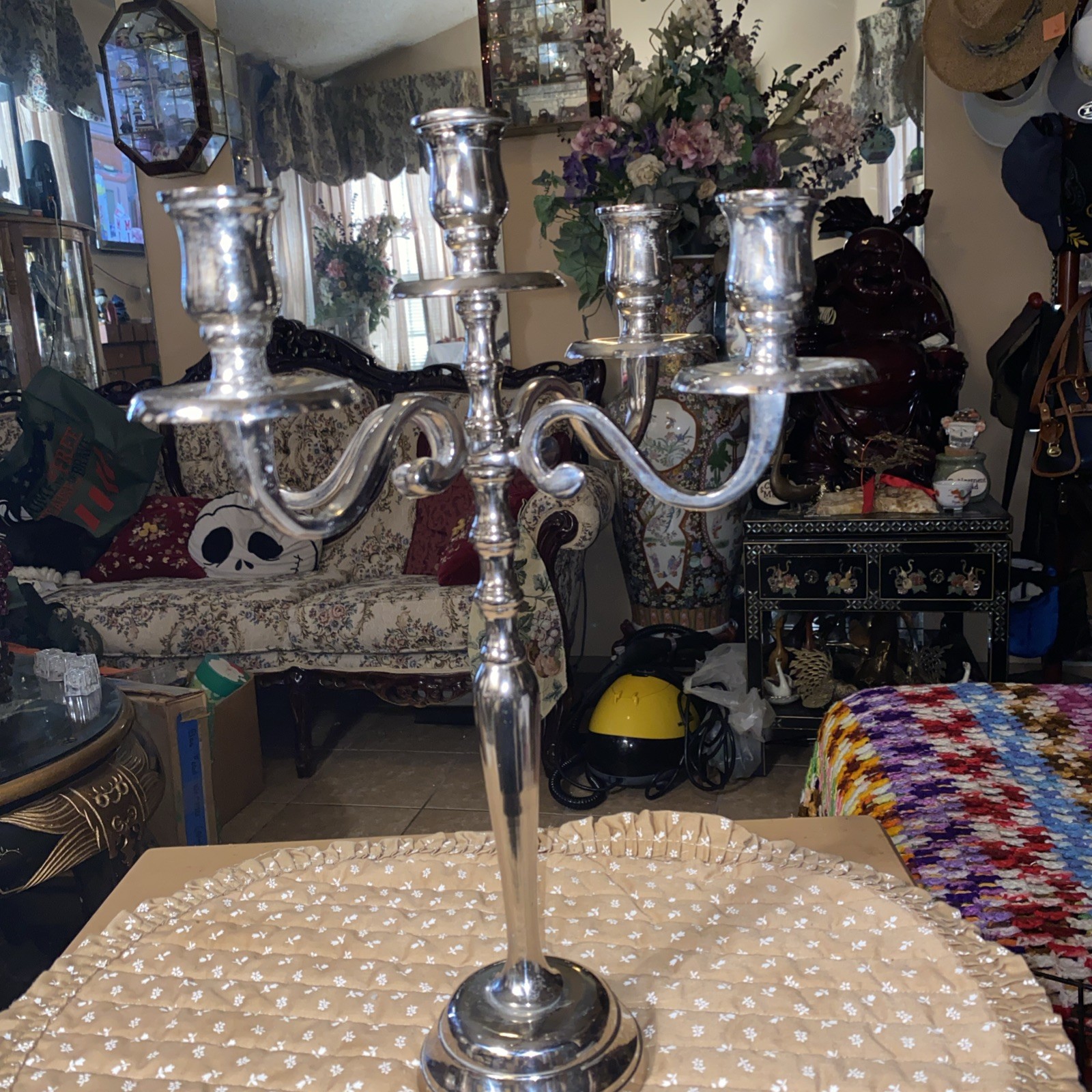 Godinger Silver Art 5 Arm Candle Holder