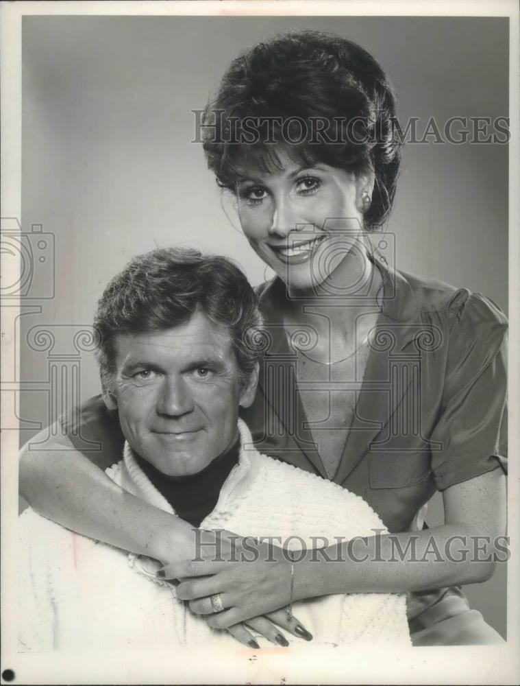 1979 Press Photo Actor Don Murray With Actress Michelle Lee - mjp24757