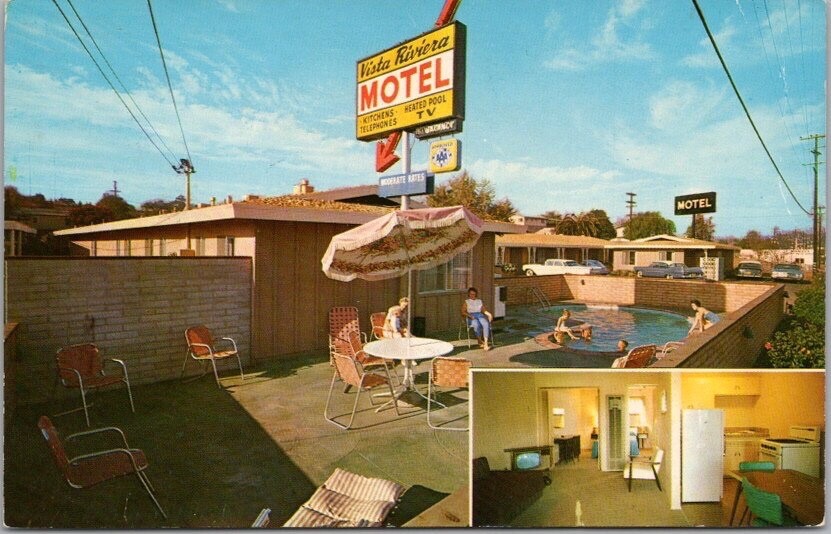 VISTA, California Postcard \