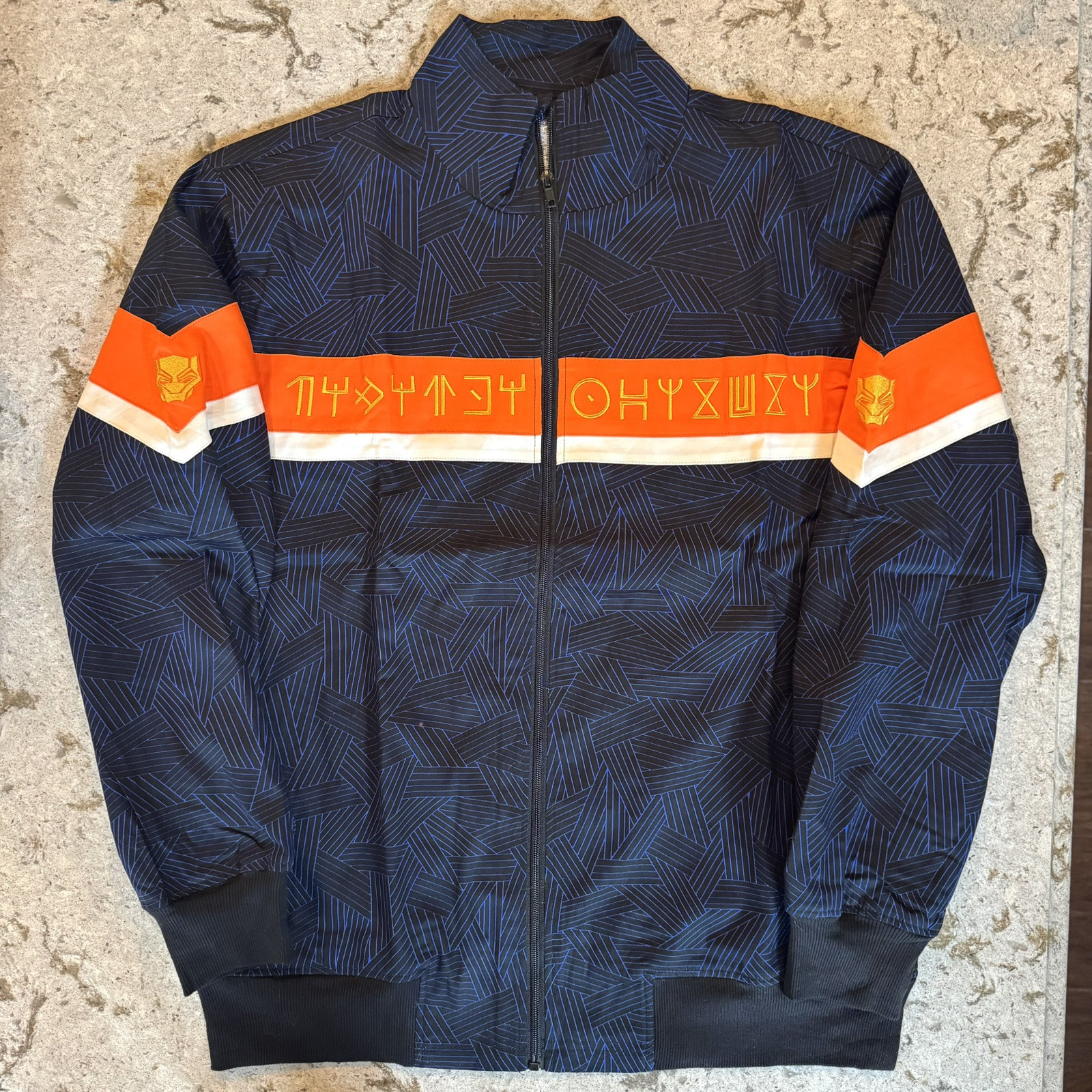 Disney Parks Marvel Black Panther World of Wakanda Zipper Track Jacket Adult L
