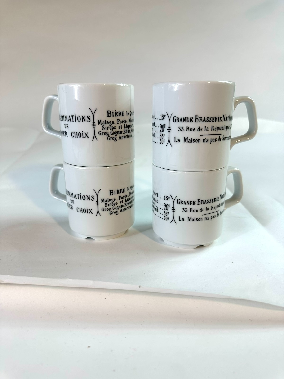 Pillivuyt France Brasserie Breakfast Mug