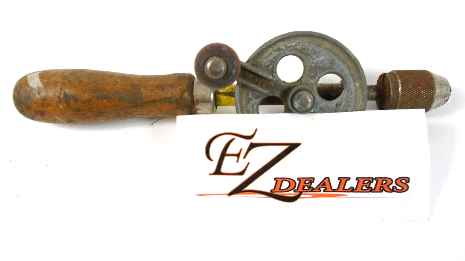 Vintage Antique Egg Beater Style Hand Crank Drill