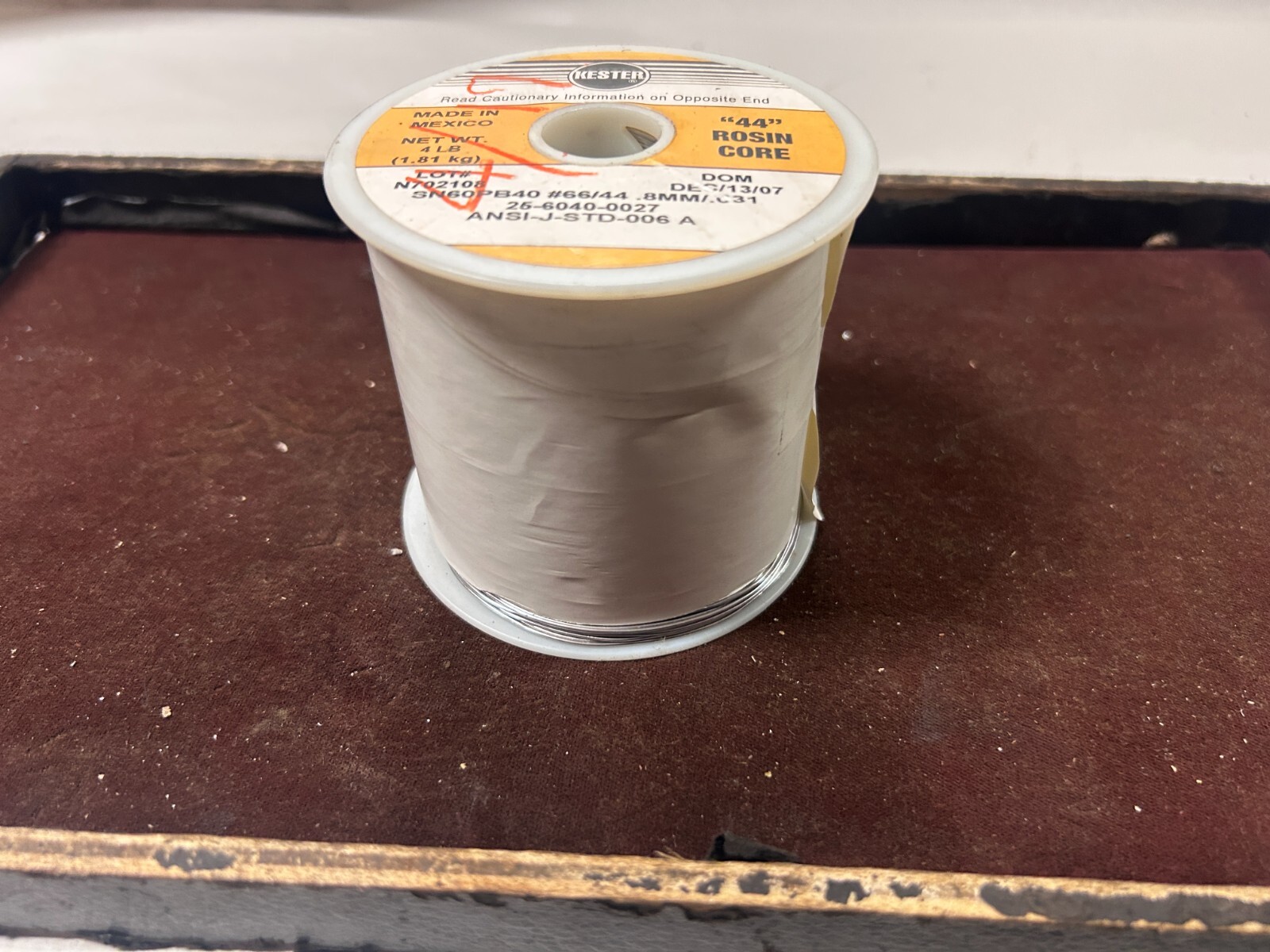 MACHINIST GrnFl LATHE MILL Unused Kester 44 Flux Rosin Core Solder Roll 4 LB MACHINIST GrnFl LATHE MILL Unused Kester 44 Flux Rosin Core Solder Roll 4 LB