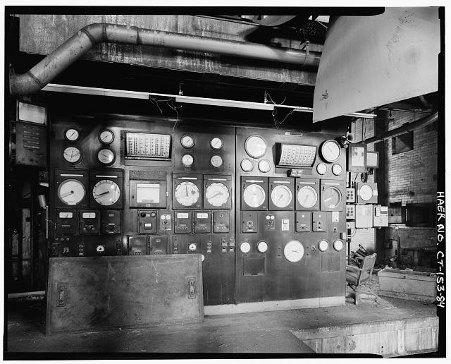 Waterbury CT Scovill Brass Works 1910s Boiler Control Panel Power Plant