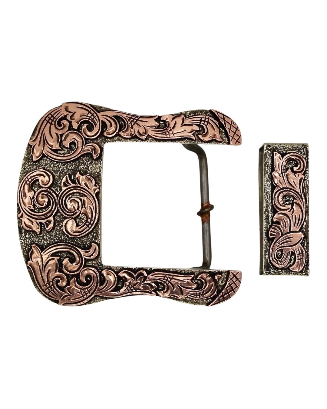 Western Ranger Belt Buckle- Western Scroll Raymondville Ranger