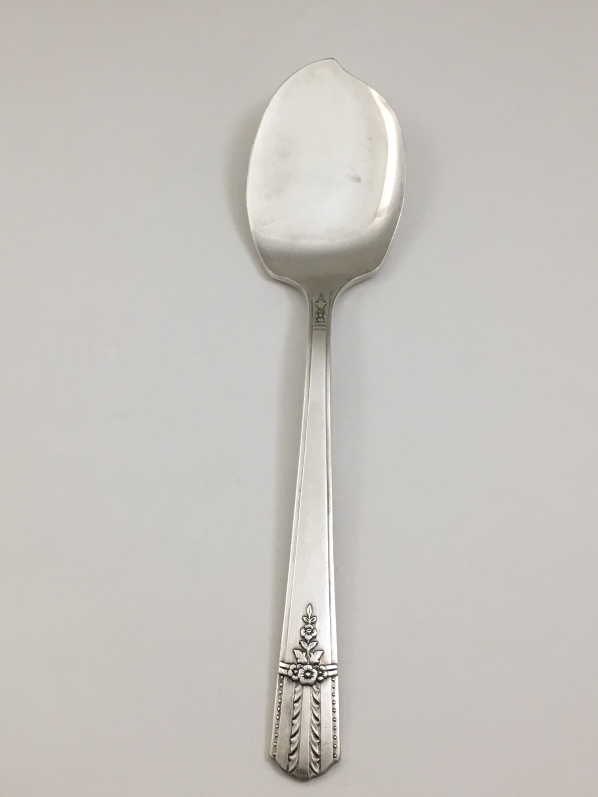 Wm A Rogers Oneida EVERLASTING Silverplate Floral Jelly Server 6 1/8