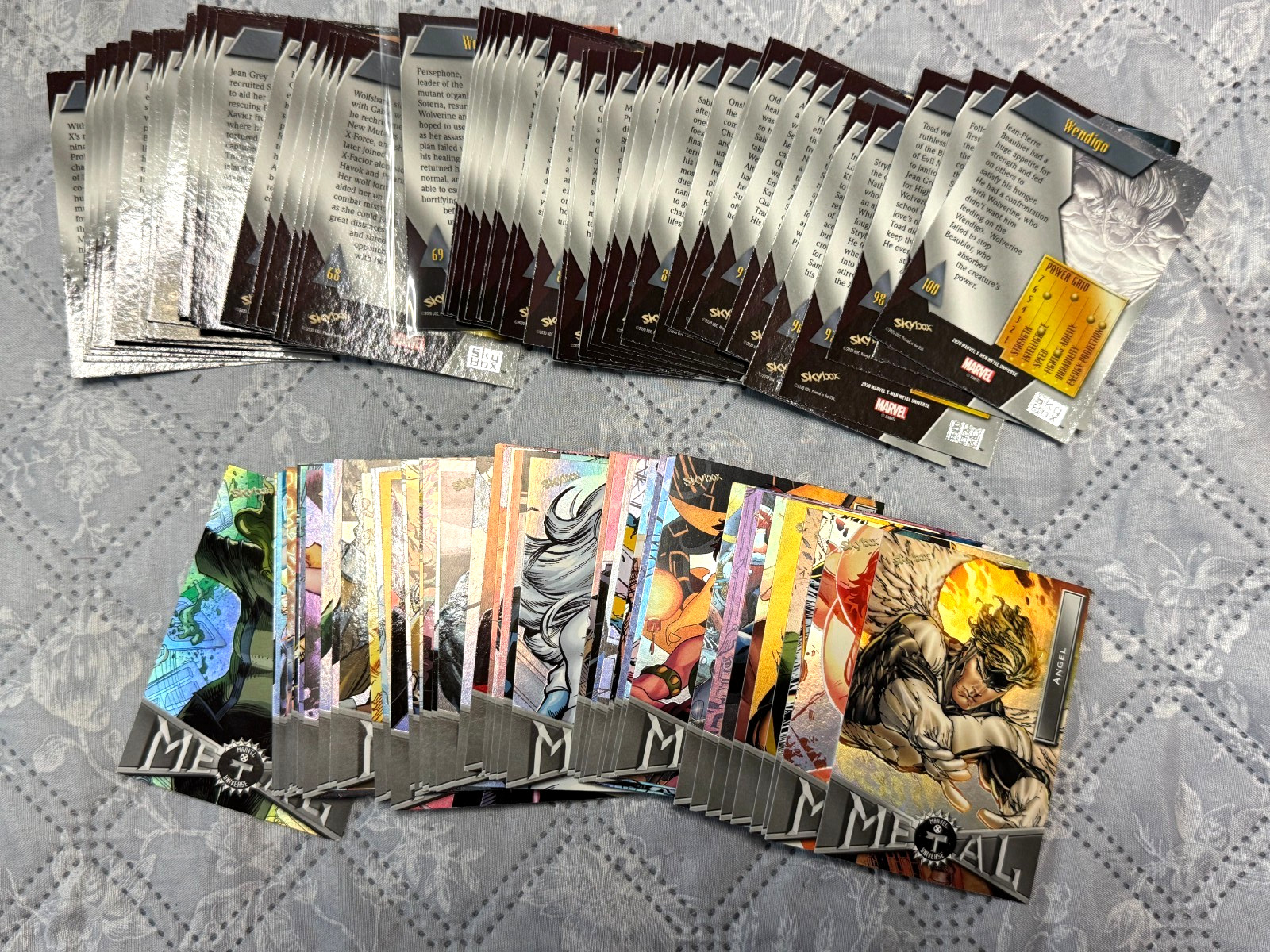 2020 SkyBox Marvel X-Men Metal Universe Complete Base Set #1-100 Upper Deck