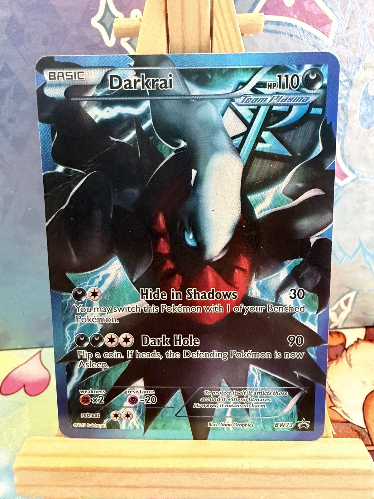 Dakrai BW73 Pokémon Card TCG Black Star Promo standard size Dakrai BW73 Pokémon Card TCG Black Star Promo standard size