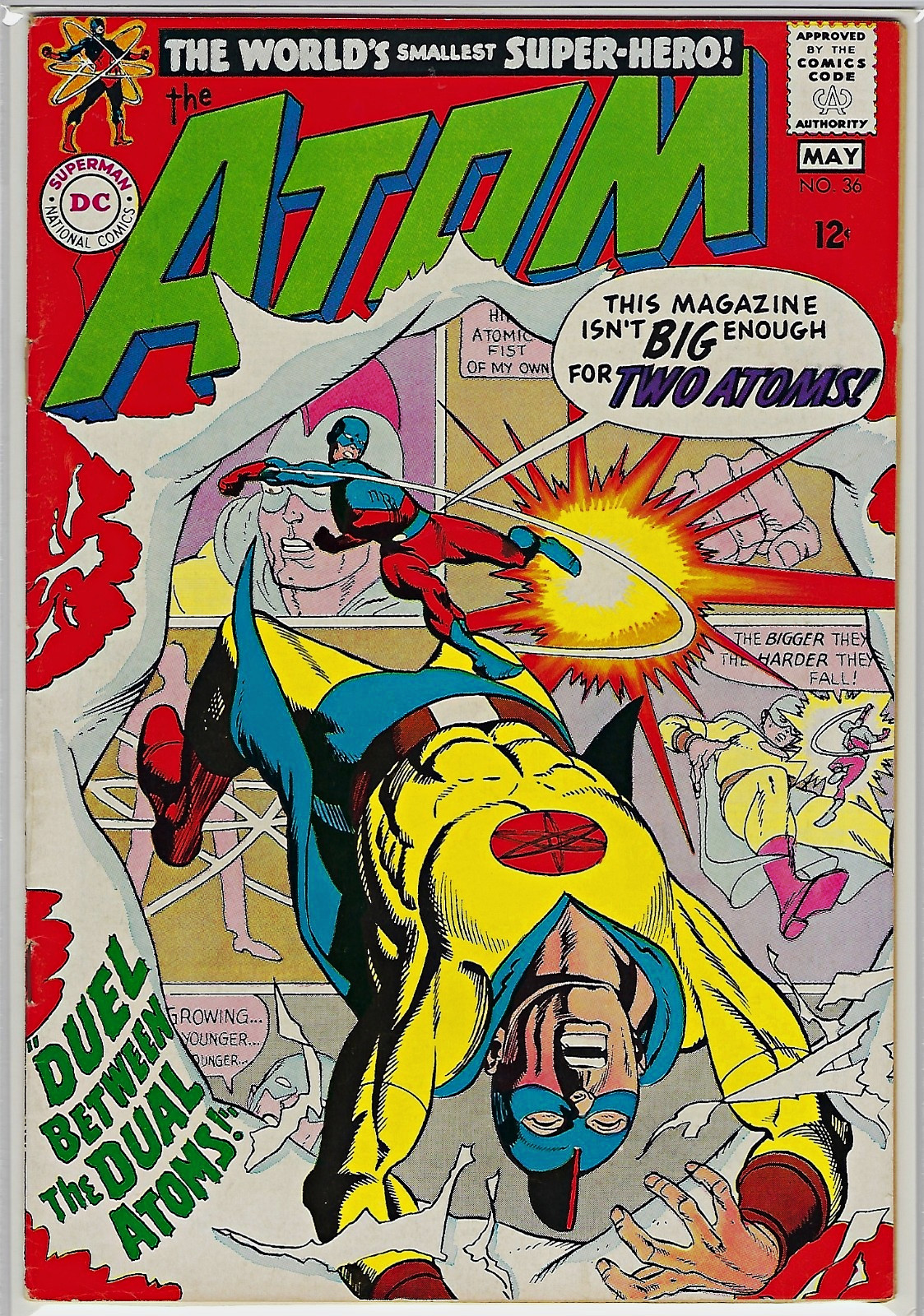 The Atom #36 VG/F DC Comics Silver Age  Classic Gil Kane Cover Golden Age Atom 