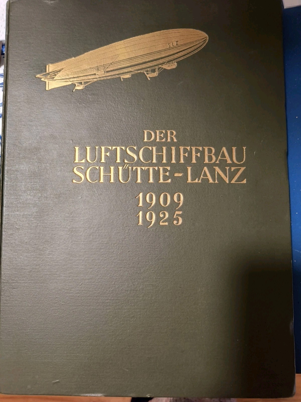 Rare Air Ship Book1909 1925 Construction of Air Transport  Hand Signed Schütte