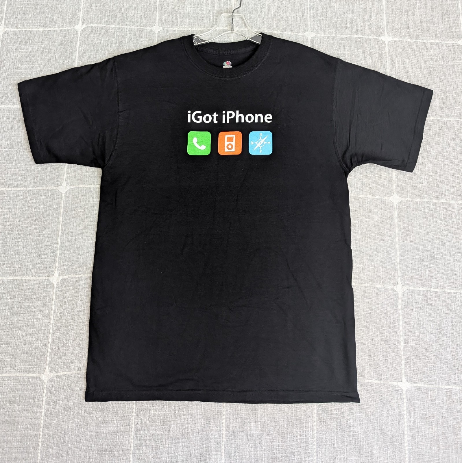 Vtg Apple iPhone Shirt Mens Large Launch Day Promo 1st Gen iWas There 6/29/07