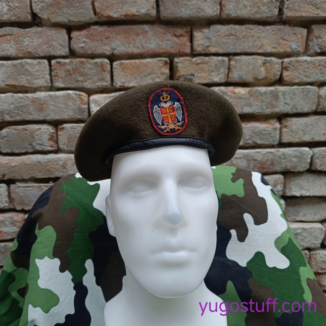SVK beret cap, SERBIAN KRAJINA ARMY  - Standard army issue BIG SIZE - 6 - 60cm