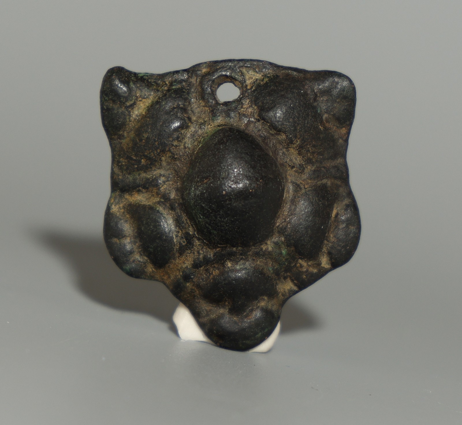Real  Tibet 13th Century Old Antique Buddhist Sky Iron Thogchag Amulet Pendant