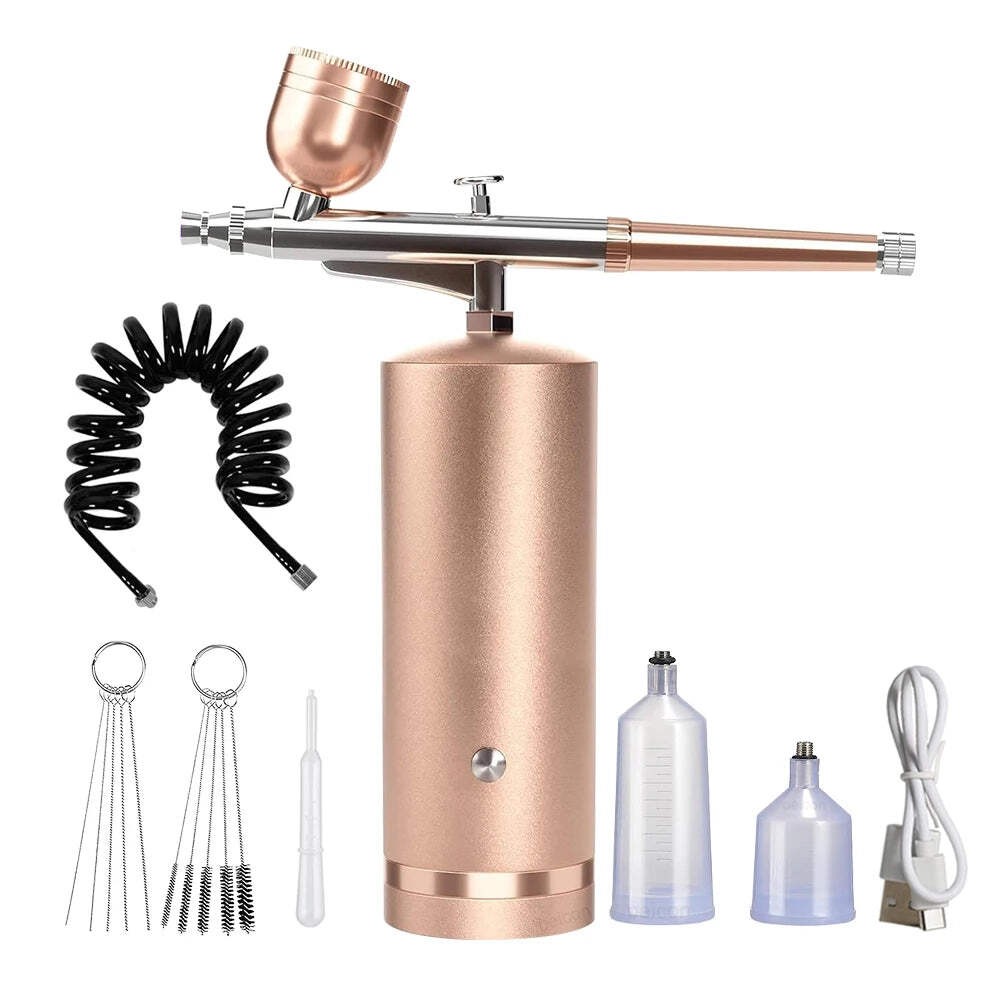 Electric Airbrush Paint Spray Gun Kit with Compressor - Mini for Art, DIY & Craf