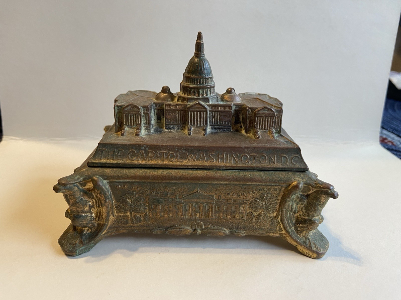 Vintage US The CAPITOL Building Washington DC Jewelry Box Trinket Weidlich A78 Vintage US The CAPITOL Building Washington DC Jewelry Box Trinket Weidlich A78