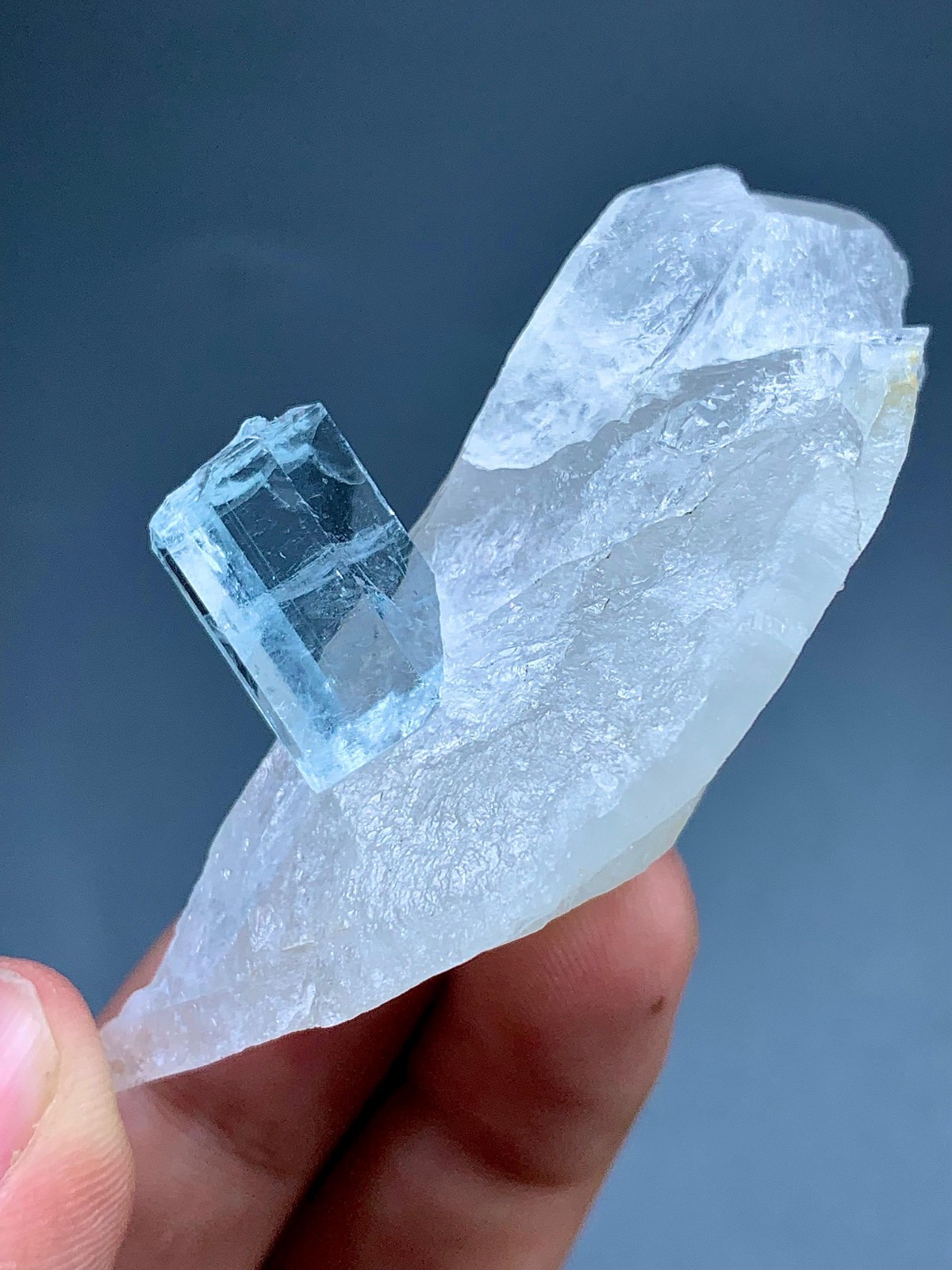 246 Carat Natural Aquamarine Crystal Specimen From Pakistan