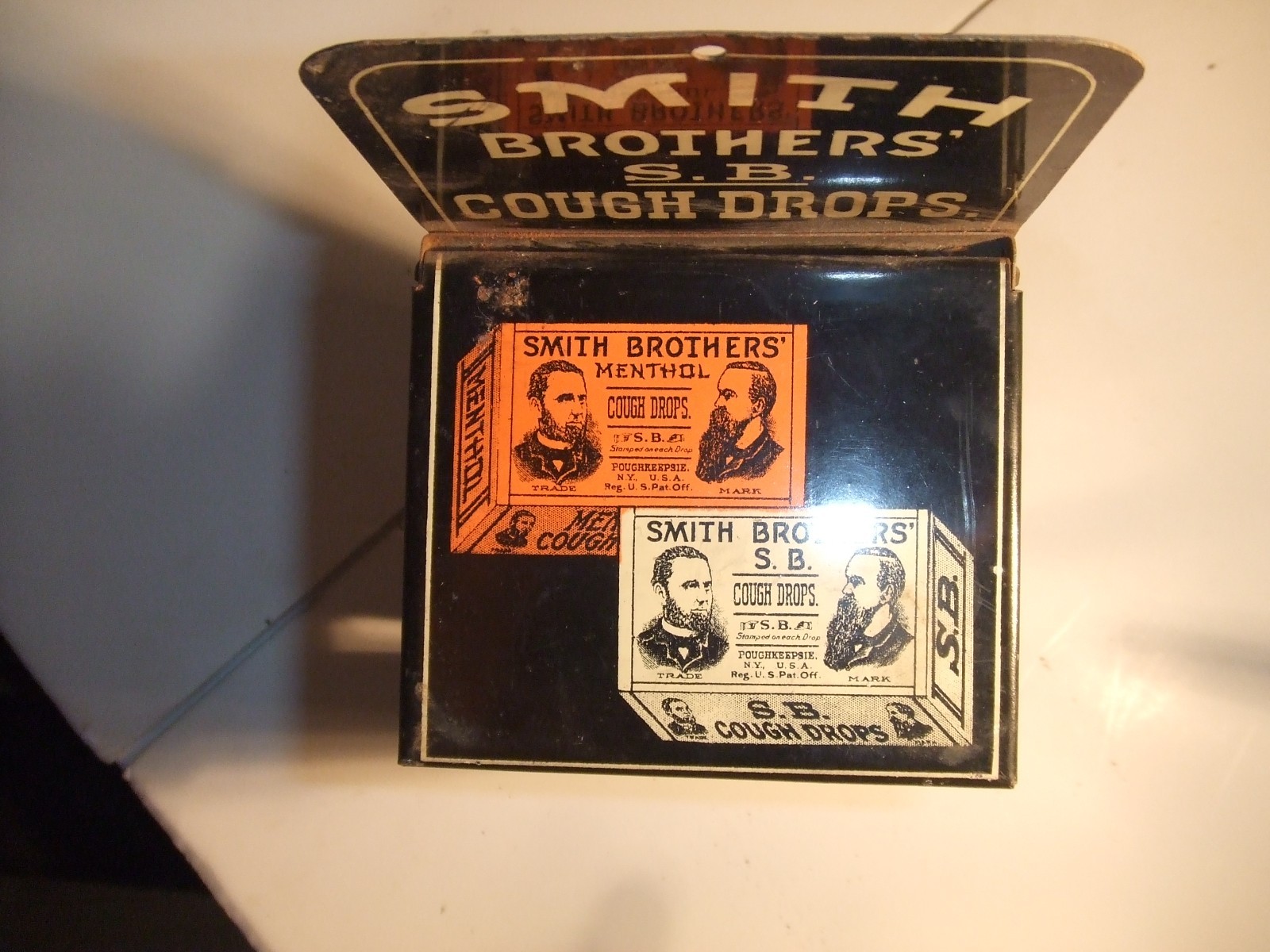 Vintage Smith Brothers' Cough Drops Display 