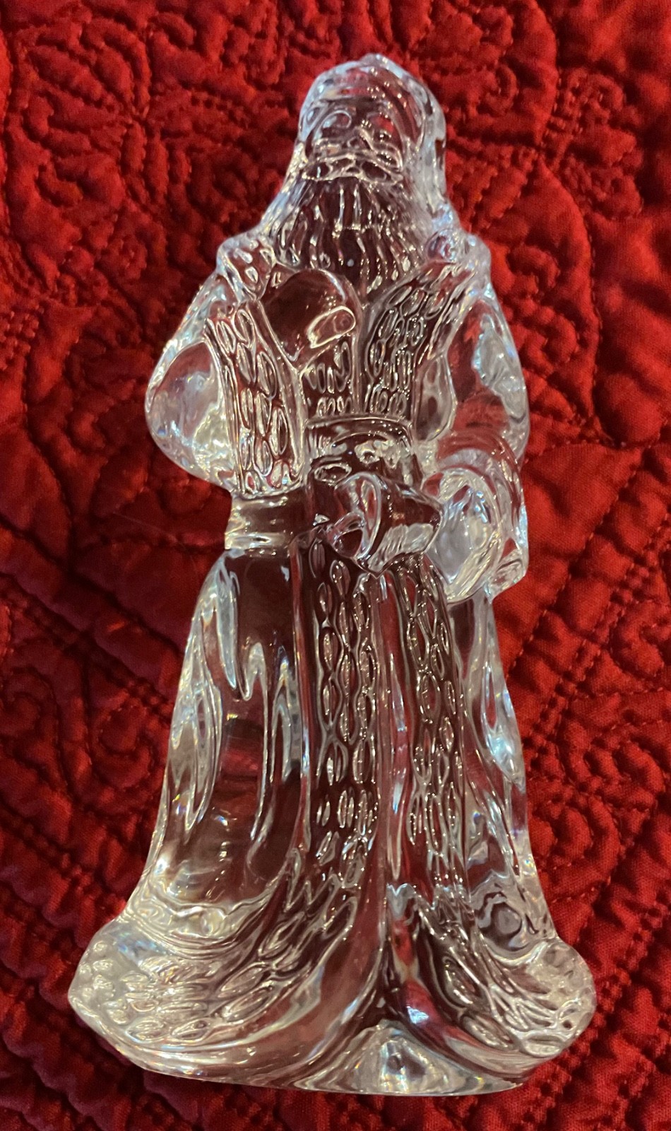 Waterford Crystal 1st Edition VICTORIAN SANTA 6.5” Christmas Sculpture Figurine Waterford Crystal 1st Edition VICTORIAN SANTA 6.5” Christmas Sculpture Figurine