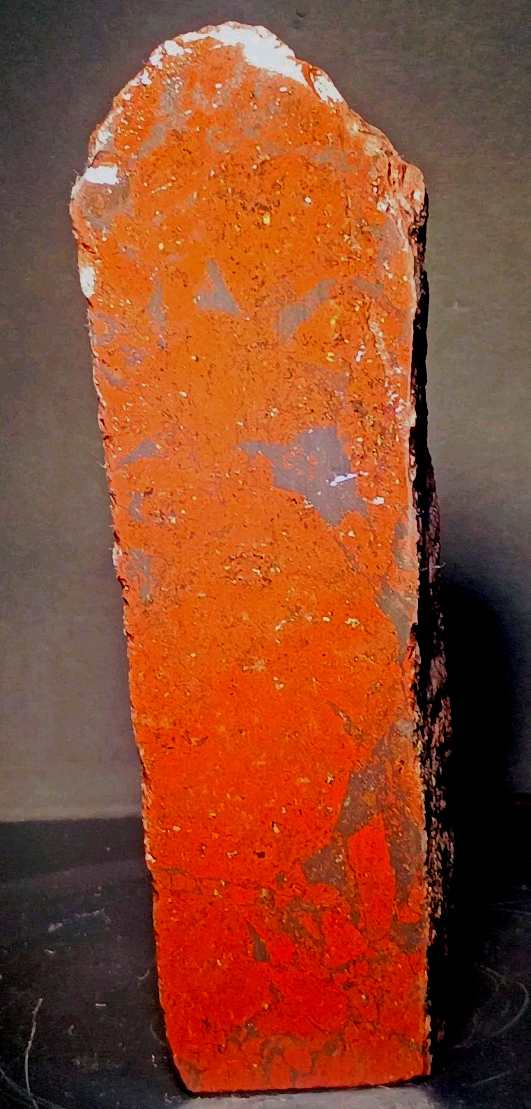 Historic Pilot Knob MO Polished Rhyolitic Jasper Magnetite Tower Specimen 3.4lb