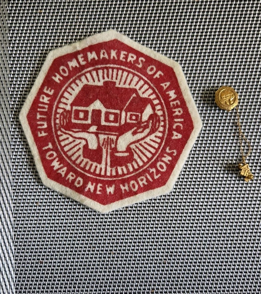 Future Homemakers Of America Patch & 10k Gold Filled Pin Circa 1963