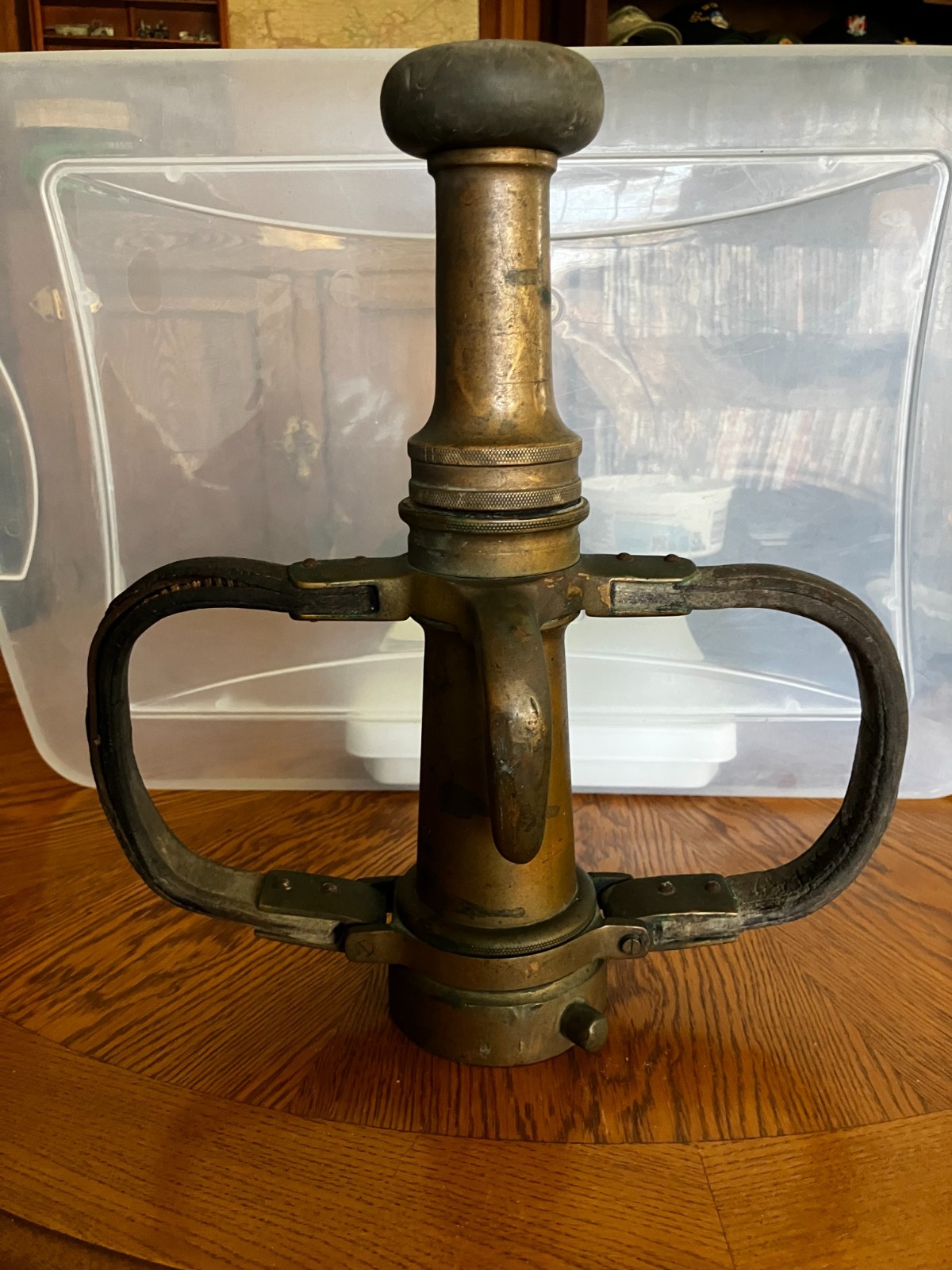 antique brass fire hose vintage nozzles