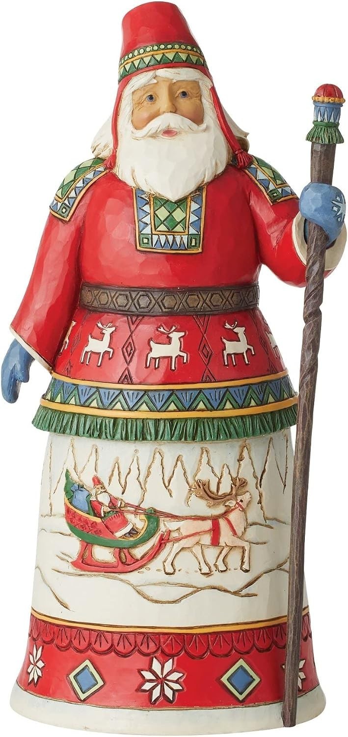 Jim Shore 15th Annual Lapland Santa Christmas Figurine 6010814 NEW T Jim Shore 15th Annual Lapland Santa Christmas Figurine 6010814 NEW T