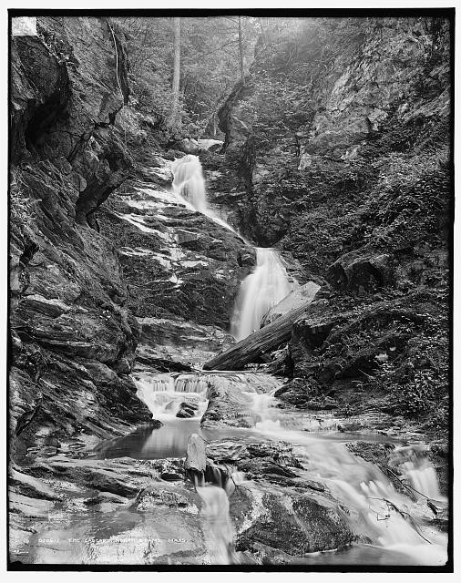 Photo:North Adams Massachusetts Cascade Waterfalls c1908