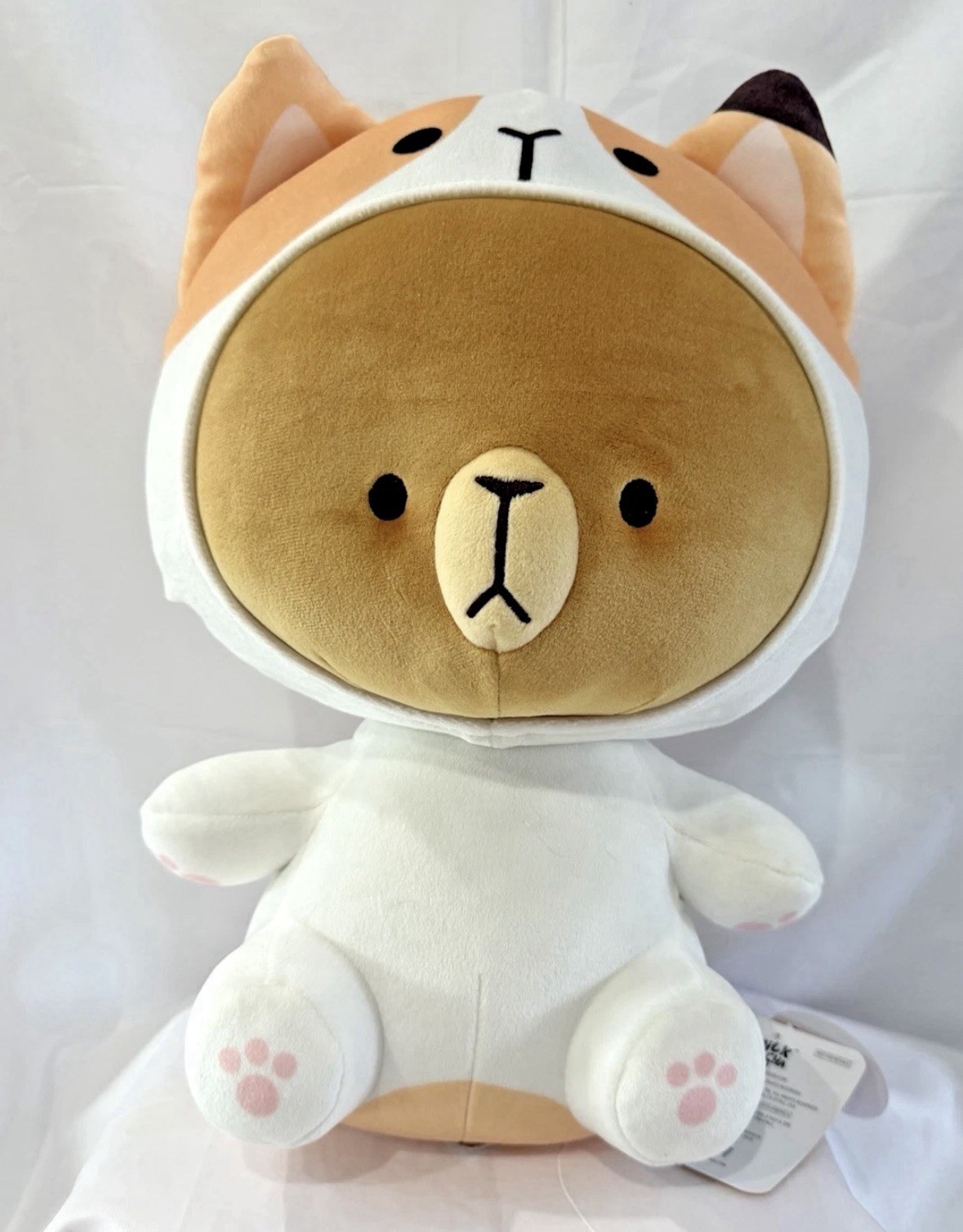 Milk Mocha Bear Kitty Mocha 14” Large Plush Round 1 Exclusive NWT - US Seller
