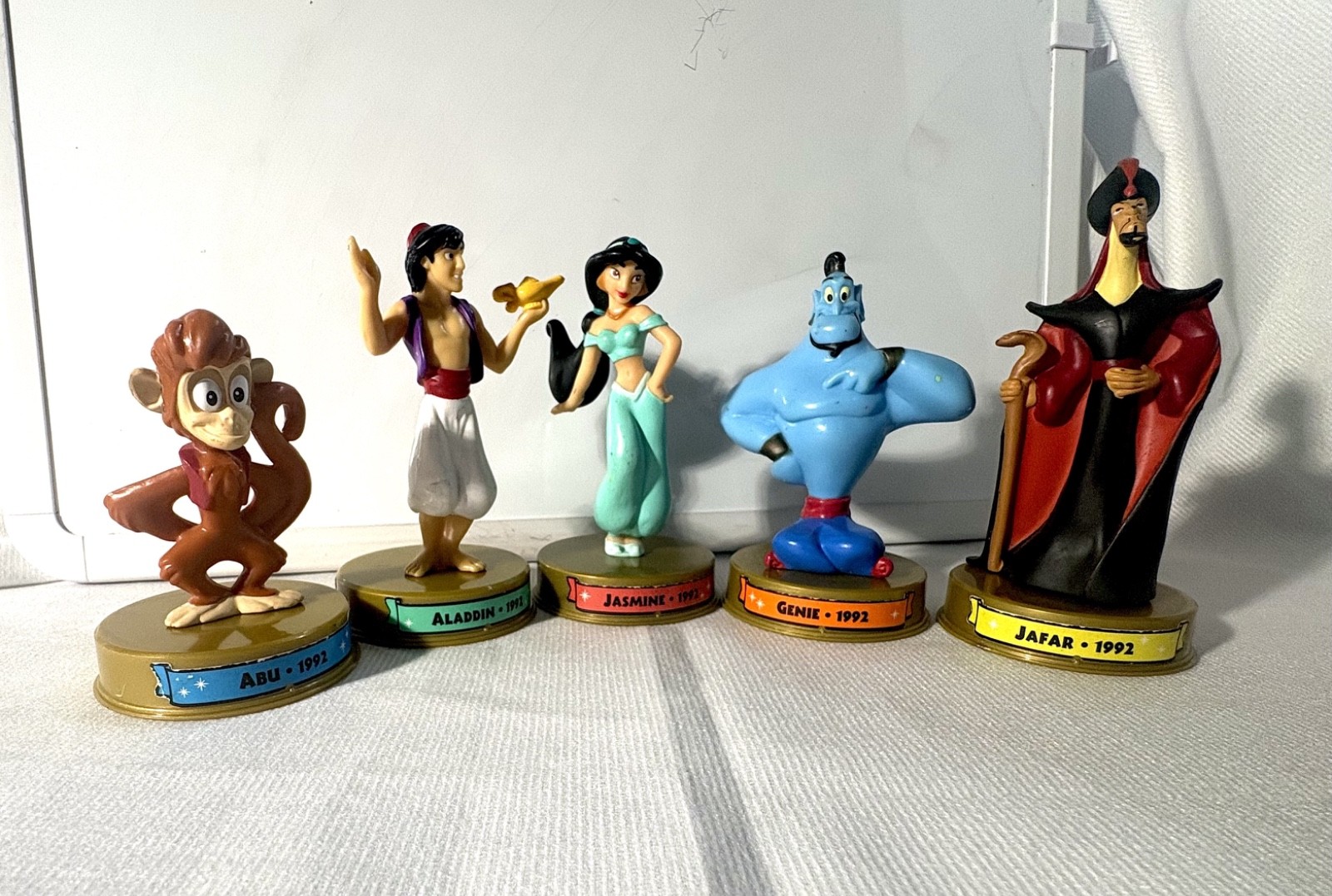Disney 2002 McDonald\'s Toys-Aladdin Characters Set-5 pcs