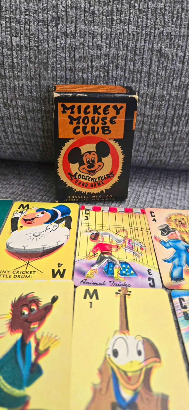  Mickey Mouse Club Mouseketeers Card Game