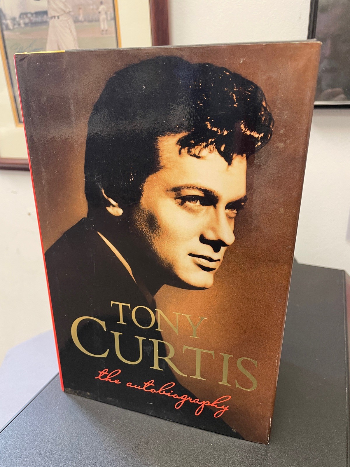 Tony Curtis Signed Book \