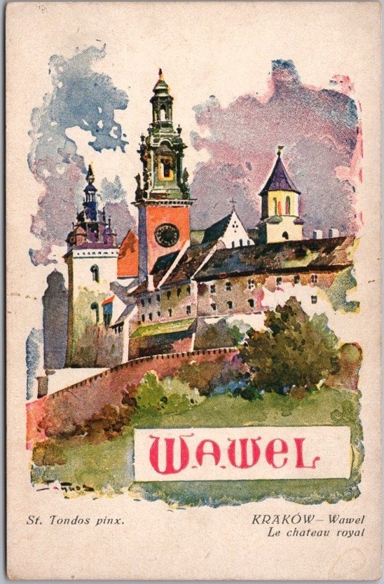 Vintage 1910s KRAKOW, Poland Postcard \