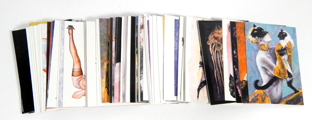 2001 Comic Images Olivia\'s New Models Trading Card Set (72) Nm/Mt