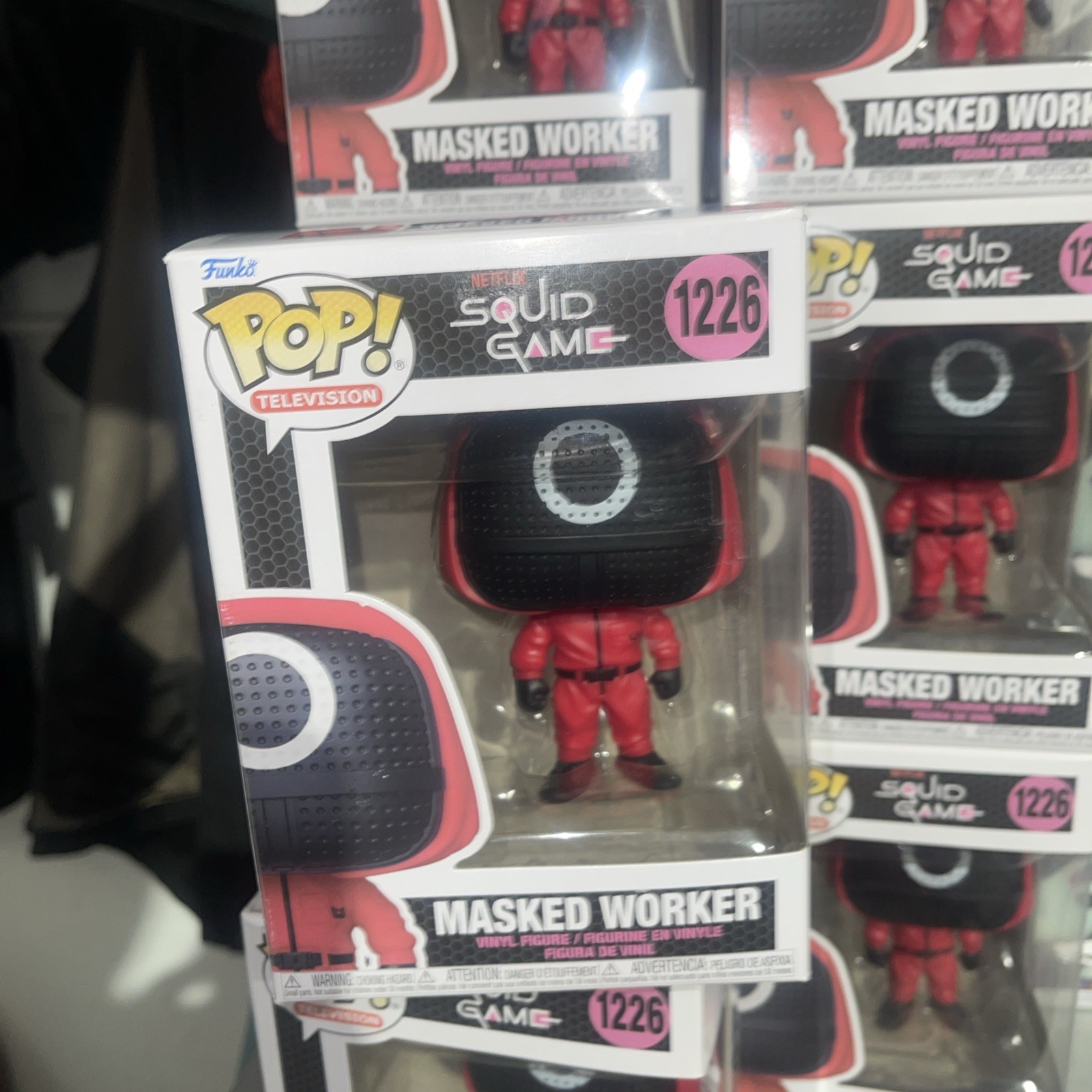 Funko Pop Television Squid Game 1226 Round: Masked Worker Vinyl Figure