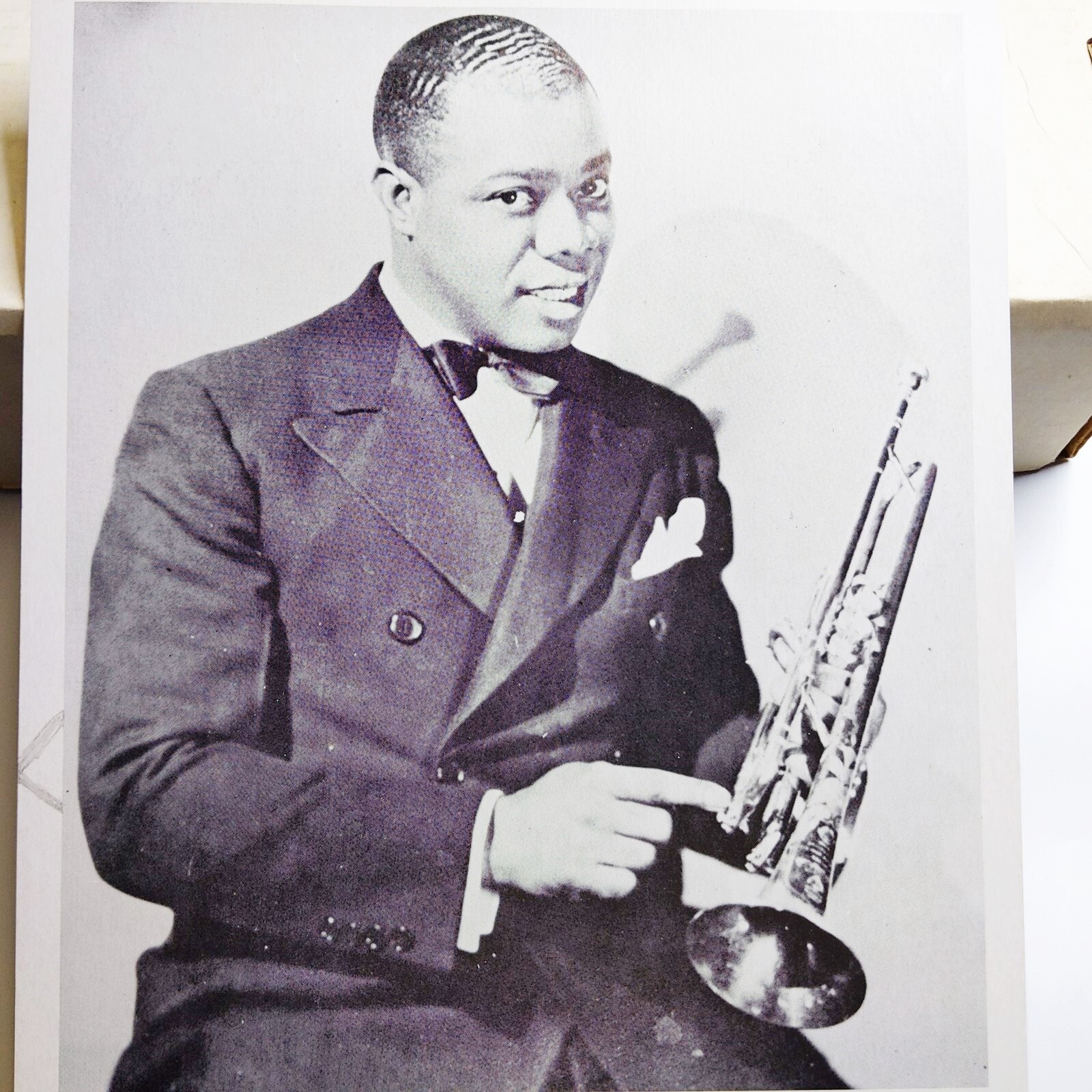 c1940s Louis Armstrong Jazz Trumpeter Satchmo 11x14