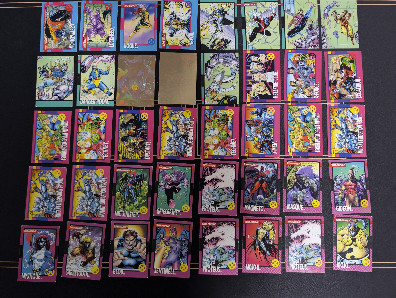 Vintage 1992 Impel Marvel Universe Series 3 X-Men - 151 Trading Cards Lot